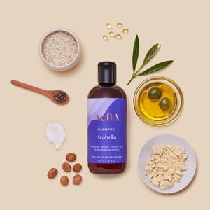 Aura shampoo and natural ingridients
