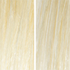 AURA purple neutralizer mask before and after swatches on blonde hair thumbnail
