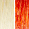 AURA copper red hair mask before and after swatches on various blonde and brunette hair shades thumbnail