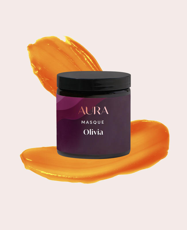 AURA personalized hair mask with copper golden pigment
