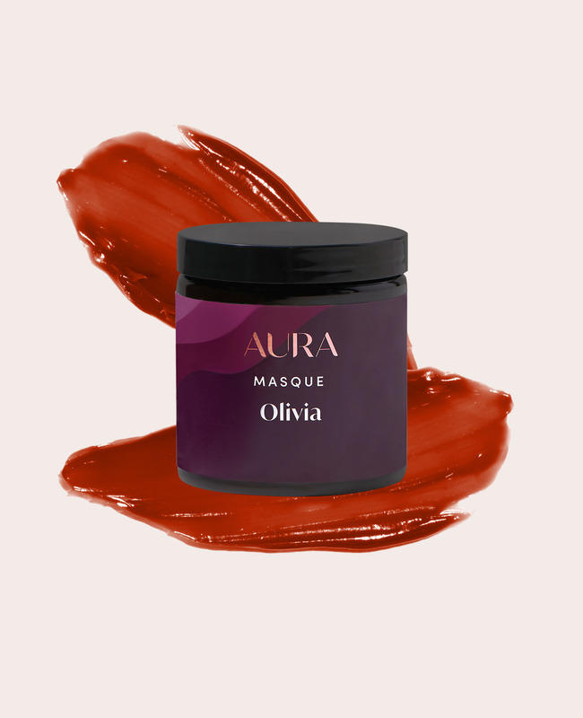 AURA personalized hair mask with copper mahogany pigment