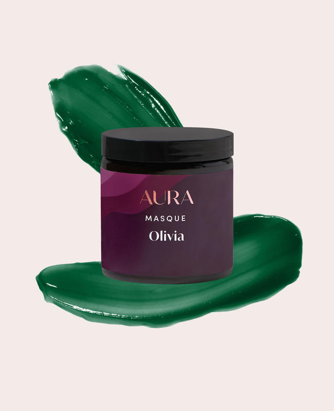 AURA personalized hair mask with baltic green pigment