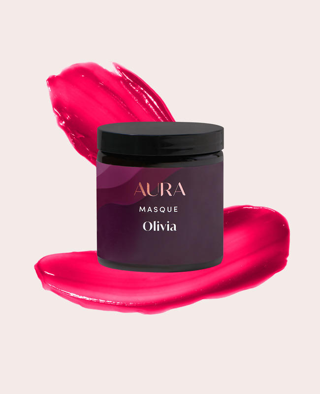 AURA personalized hair mask with miami pink pigment