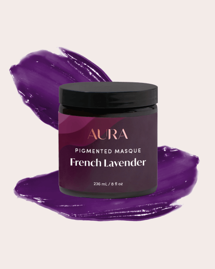AURA personalized hair mask with french lavender pigment