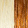 AURA medium brunette hair mask before and after swatches on various blonde and brunette hair shades thumbnail