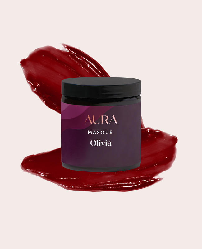 AURA personalized hair mask with mahogany copper pigment