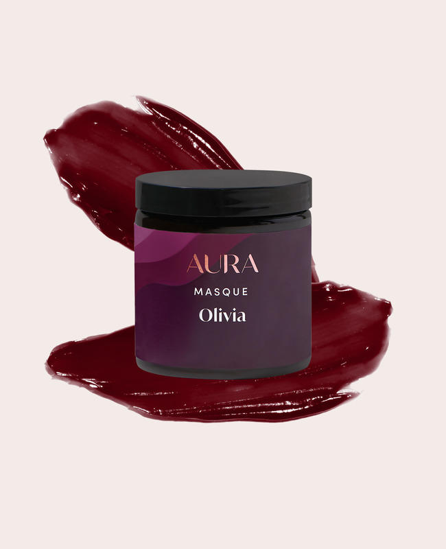AURA personalized hair mask with mahogany pigment