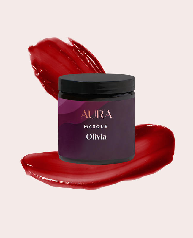 AURA personalized hair mask with mahogany golden pigment