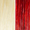 AURA mahogany red hair mask before and after swatches on various blonde and brunette hair shades thumbnail