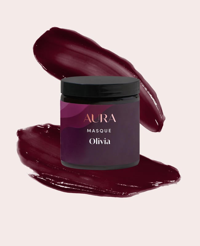 AURA personalized hair mask with pearl mahogany pigment