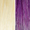 AURA intense pearl hair mask before and after swatches on various blonde and brunette hair shades thumbnail