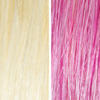 AURA jaipur rose hair mask before and after swatches on various blonde and brunette hair shades thumbnail