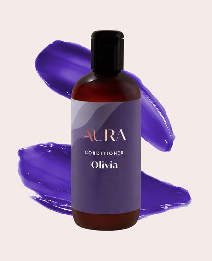 AURA personalized conditioner with neutralizing pigment for blonde hair