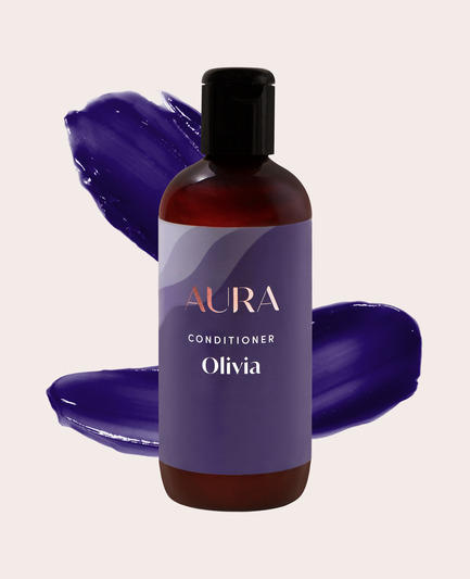 AURA personalized conditioner with neutralizing pigment for brunette hair